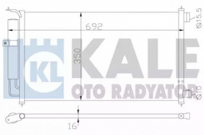 KALE OTO RADYATOR 388300 -  Конденсатор, кондиционер